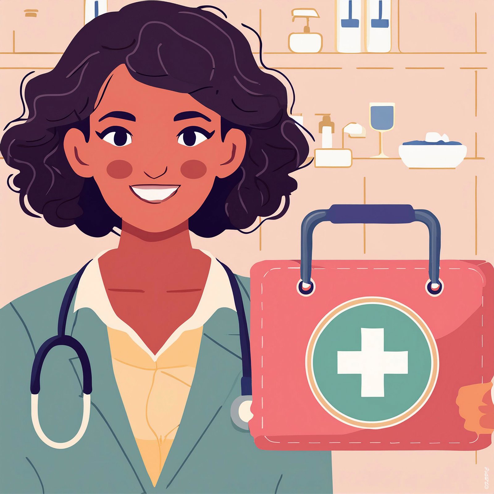 HD identité visuel pour magasin de materiel medical - votre partenaire de confiance pour tous v-3